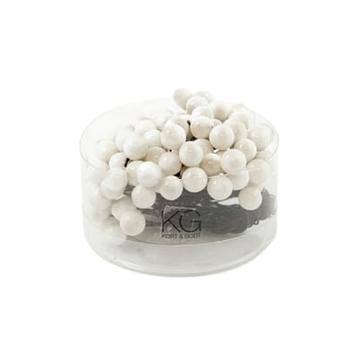 Pyntebær Hvite, 3 størrelser å velge mellom. 😊