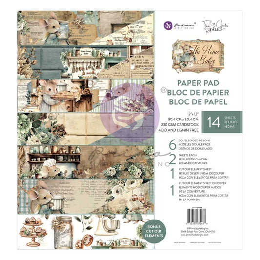 Prima Marketing The Home Baker 12x12 Inch Paper Pad (672638)