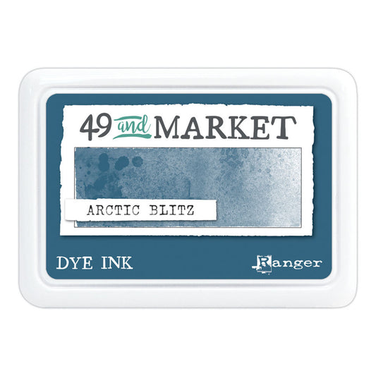 Ranger 49 & Market Dye Ink Pad Arctic Blitz