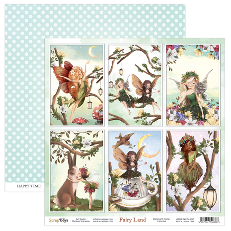 ScrapBoys - Fairy Land 12x12 Inch Paper Pack (FALA-08)