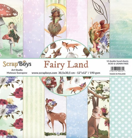 ScrapBoys - Fairy Land 12x12 Inch Paper Pack (FALA-08)