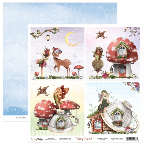 ScrapBoys - Fairy Land 12x12 Inch Paper Pack (FALA-08)