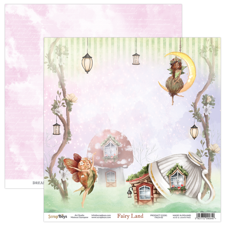 ScrapBoys - Fairy Land 12x12 Inch Paper Pack (FALA-08)