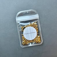 Simple and basic Half Pearl Polished Gold 3mm/ halvperler i gullfarge Ø3mm