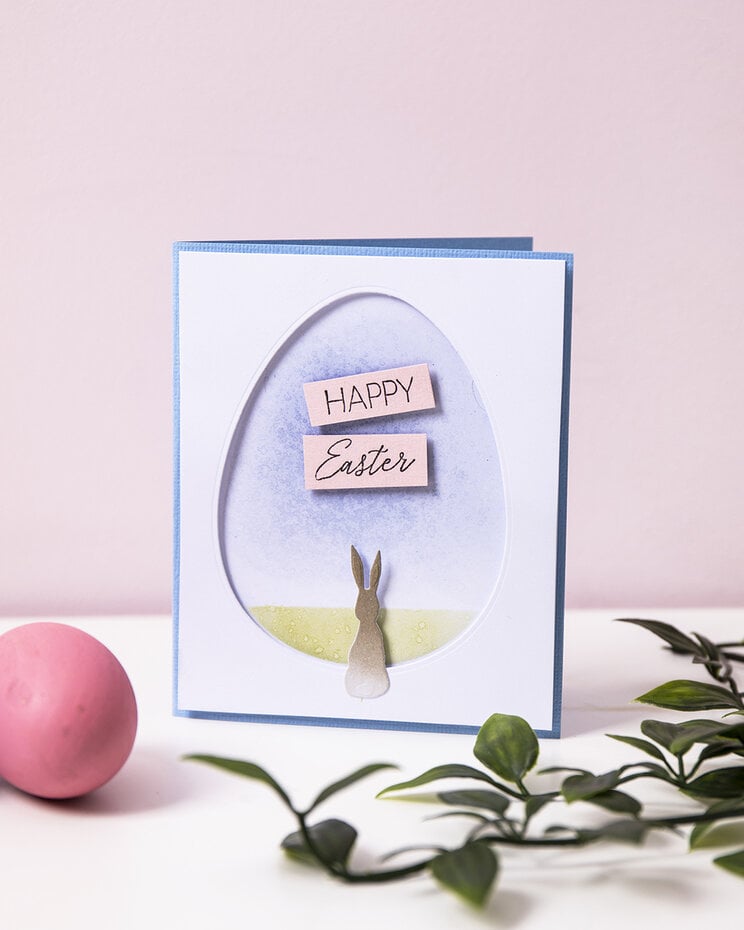 Sizzix Thinlits Die by Sophie Guilar Layered Spring (11pcs) (664358) - påskehare påskeegg