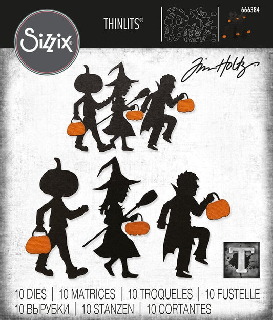 Sizzix thinlits Die by Tim Holtz Halloween night - 10 stk dies