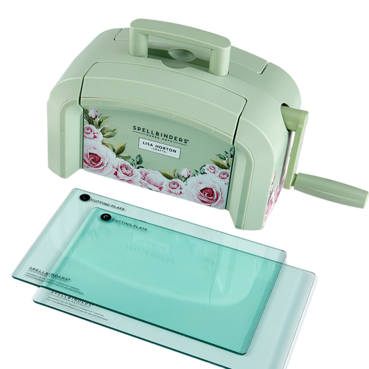 Spellbinders Platinum SIX Die Cutting & Embossing Machine - Lisa Horton Crafts Special Edition Sage Green PE-119)
