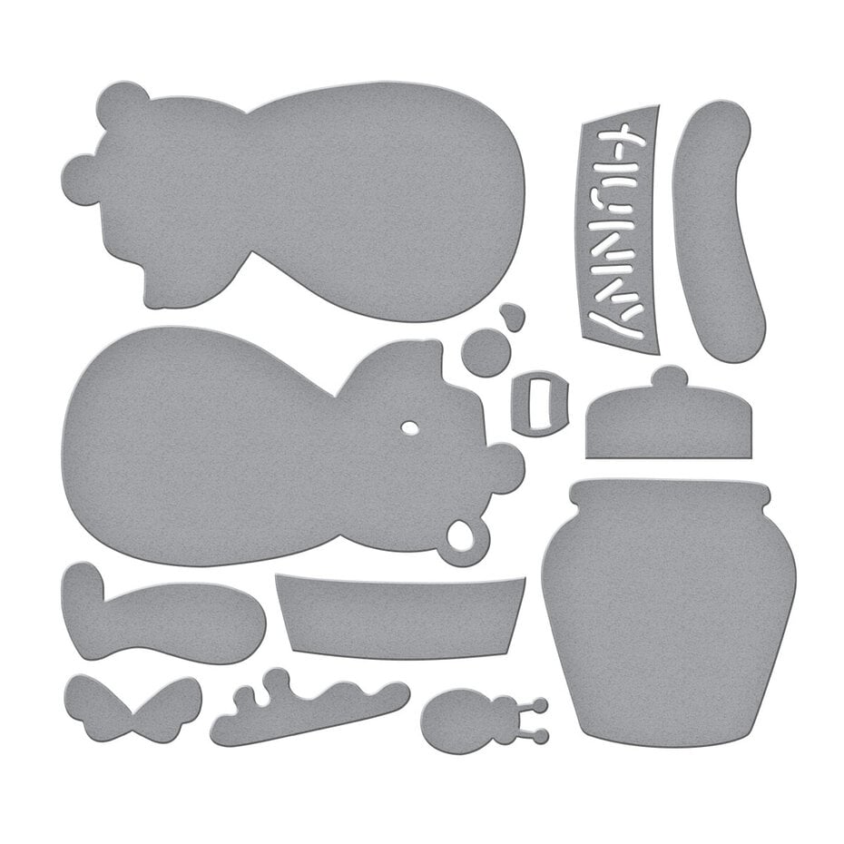 Spellbinders - Stitched Classic Pooh Etched Dies (S6-263)