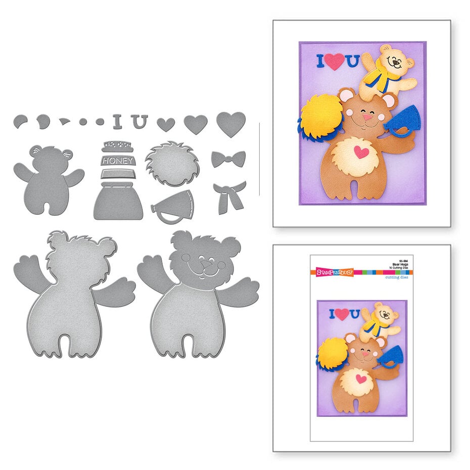 Stampendous - Bear Hugs Cutting Dies (S5-586)