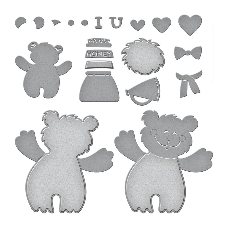 Stampendous - Bear Hugs Cutting Dies (S5-586)