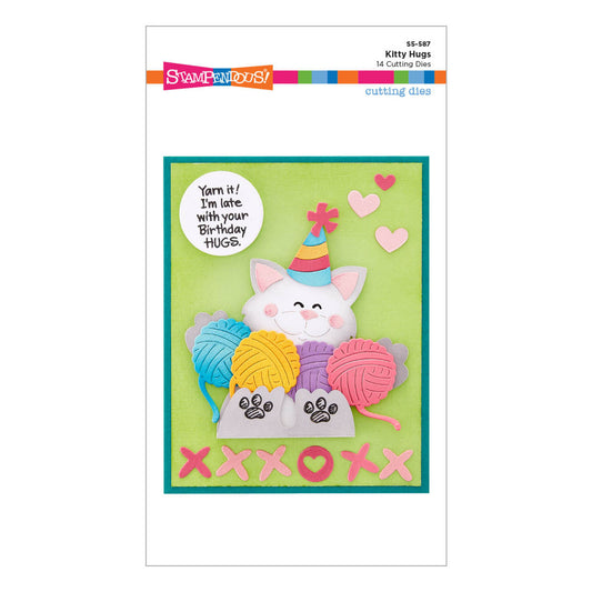 Stampendous - Kitty Hugs dies