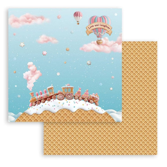 Stamperia Candy Christmas 12x12' paper sheet Train