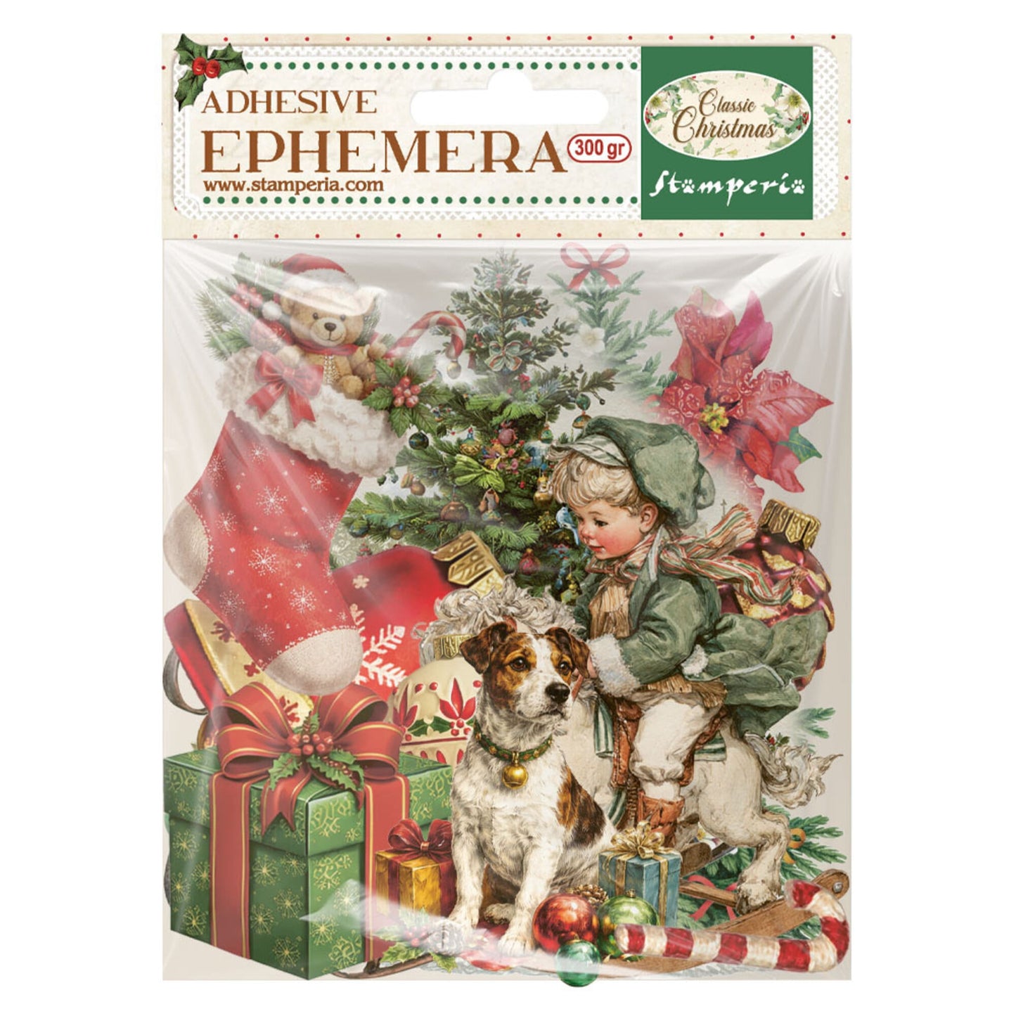 Stamperia - die cut pakke - Classic Christmas Ephemera (DFLCT85)