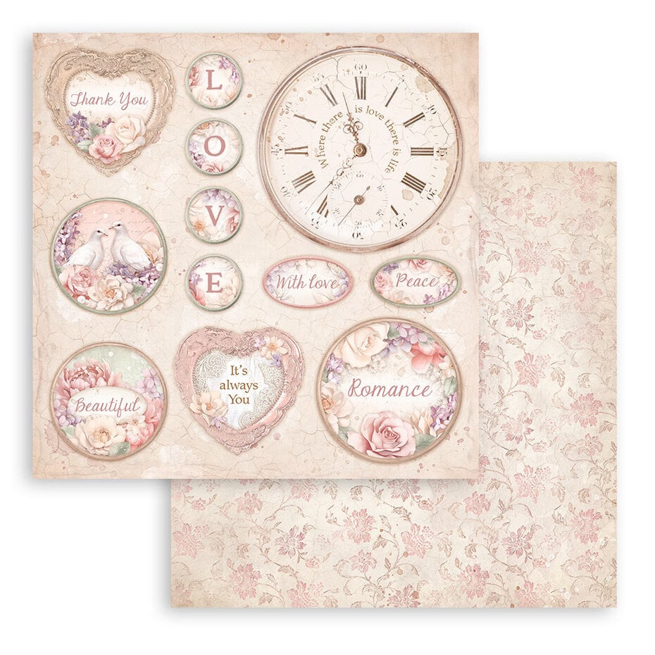 Stamperia Romance Forever 12x12 paper pack