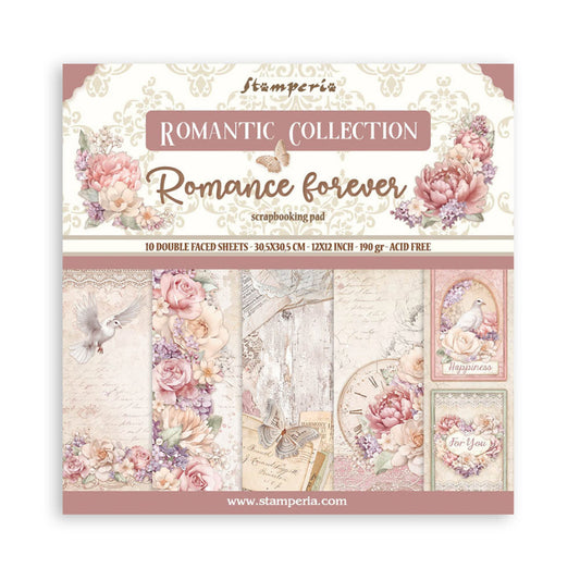 Stamperia Romance Forever 12x12 paper pack