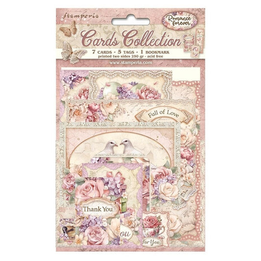 Stamperia Romance Forever Cards collection