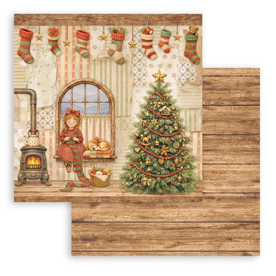 NYHET! Stamperia -Silent Night 8x8 Inch Paper Pack (SBBS148)