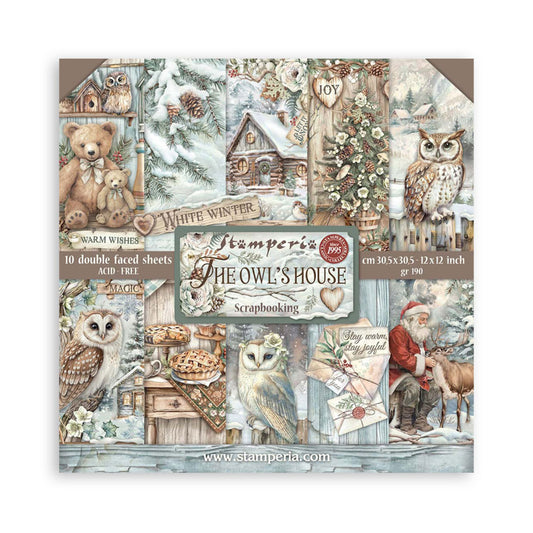 Stamperia The Owl's House 12x12 Inch Paper Pack