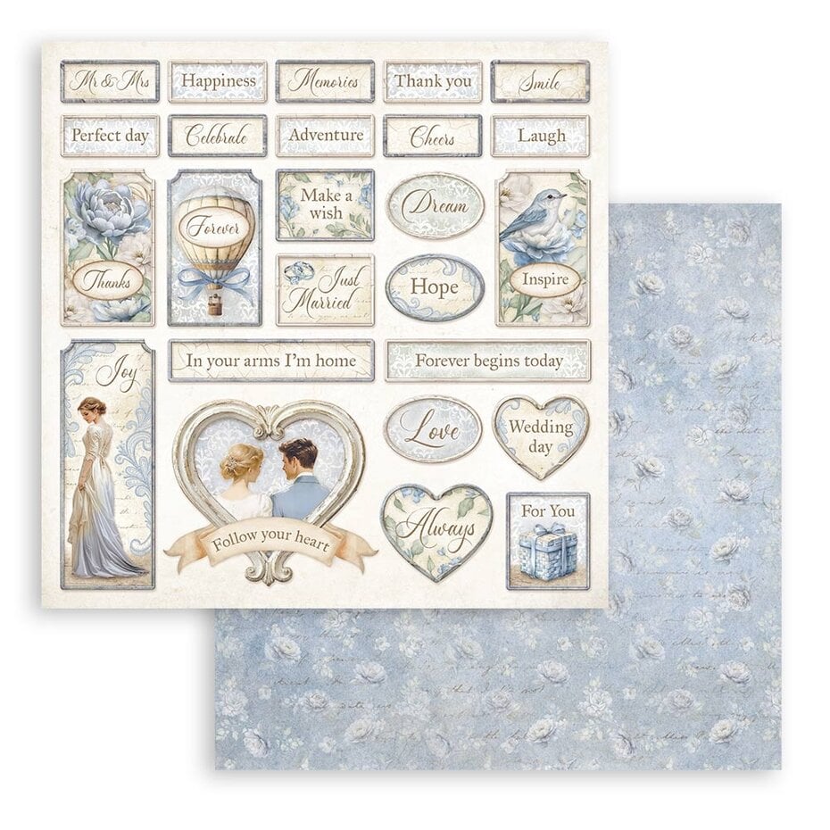 Stamperia arkpakke - Timeless 12x12 Inch Paper Pack (SBBL171)