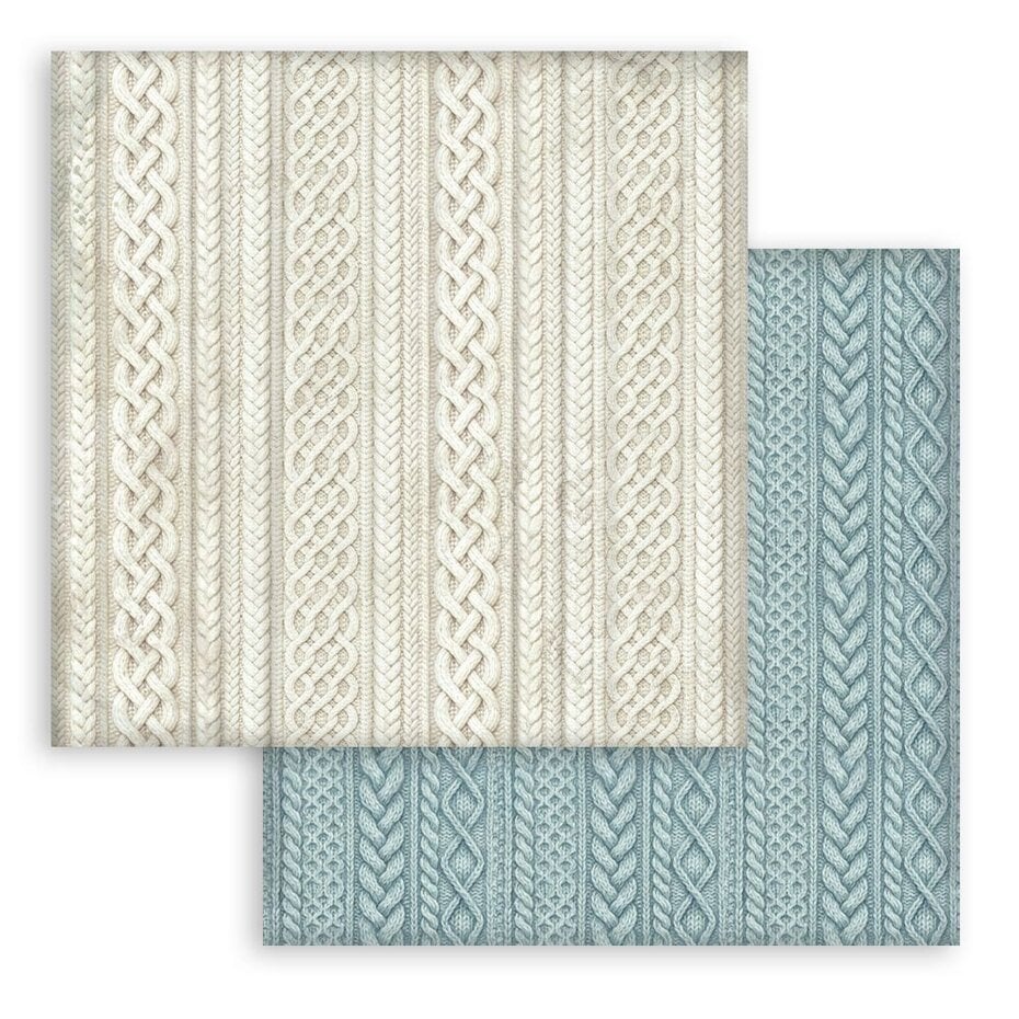 NYHET ! Stamperia - White Christmas - 8x8 Inch Paper Pack Maxi Background Selection by Cristina Radovan (SBBS147)
