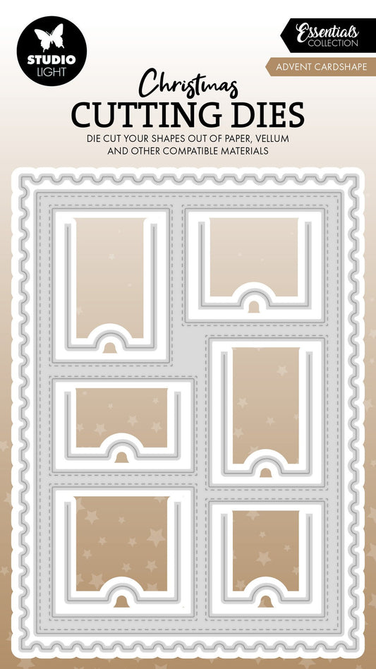 Studio Light Advent Cardshape Christmas Cutting Die SL-ES-CD1026