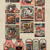 StudioLight - BBQ Party A4 Essentials Card Making Paper Pad (SL-ES-CMP27)