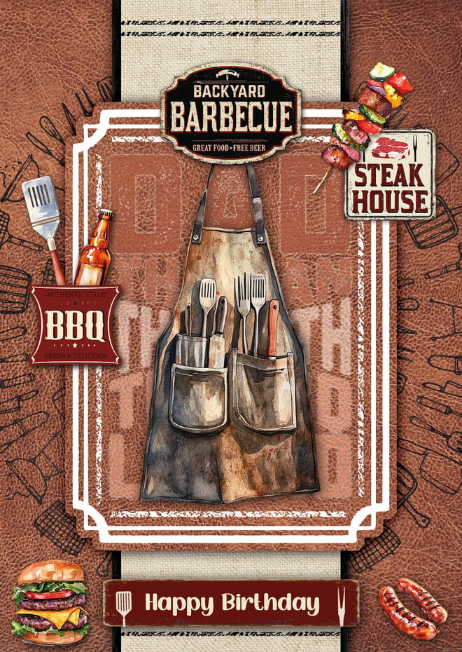 StudioLight - BBQ Party A4 Essentials Card Making Paper Pad (SL-ES-CMP27)