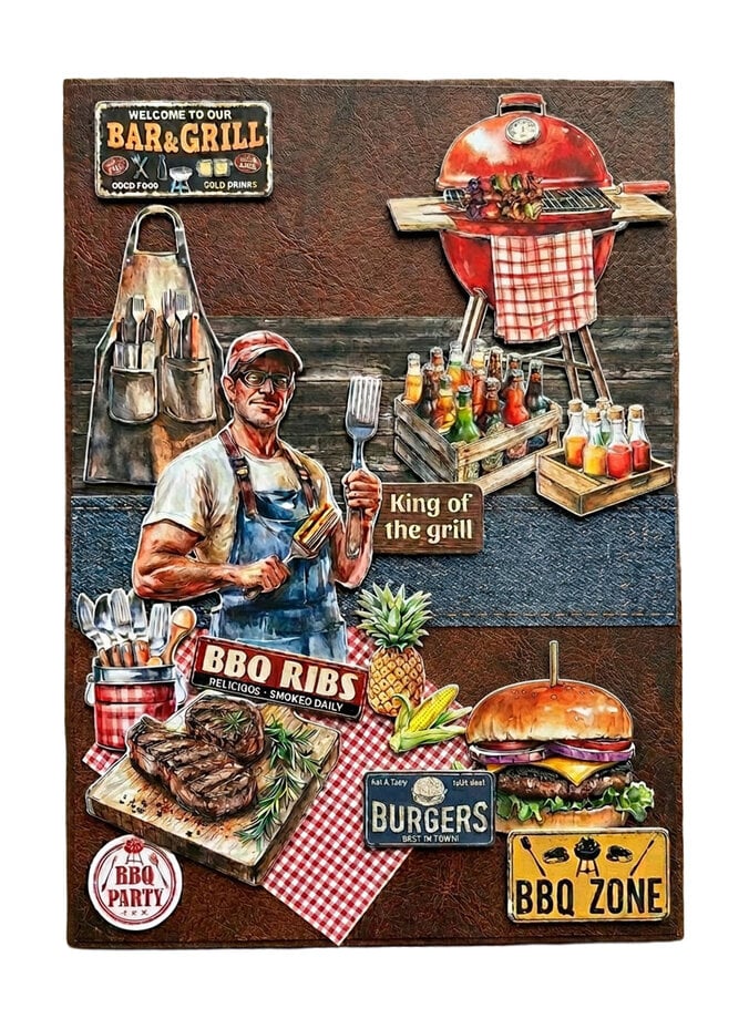 StudioLight - BBQ Party A4 Essentials Die-Cut Paper Pad (SL-ES-DCPP437)