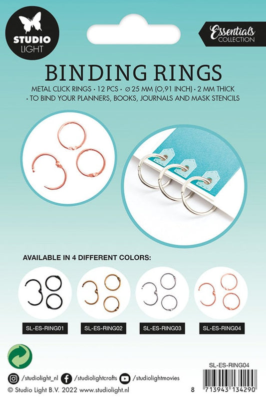 StudioLight Binding Rings (12pcs) velg farge