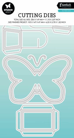 Studio Light Butterfly Box Essentials Cutting Dies (SL-ES-CD499)-Sommerfuglboks-die