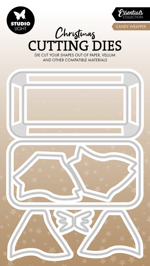 Studio Light Candy wrapper Christmas cutting die