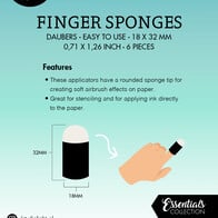 Studio Light Finger Sponges Daubers (6pcs) (SL-ES-INKAP06)