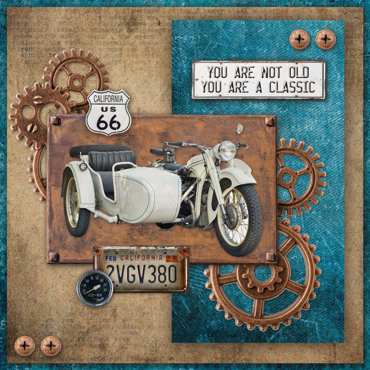 StudioLight - Gearhead Workshop A4 Essentials Card Making Paper Pad (SL-ES-CMP26)