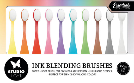 Studio Light Ink Blending Brushes Soft 2cm (10pcs) (SL-ES-BBRU07)