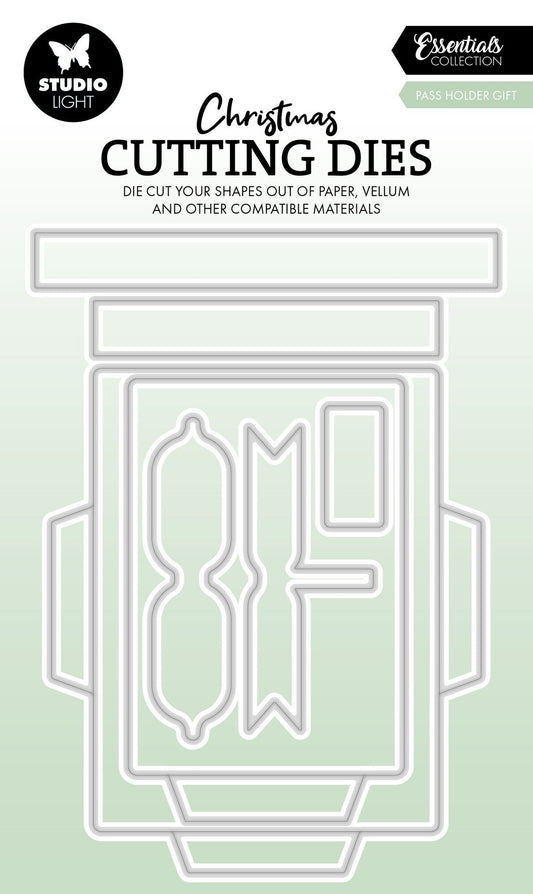 Studio Light Smart Gavekortholder dies- Pass holder Gift Christmas Essentials Cutting Dies