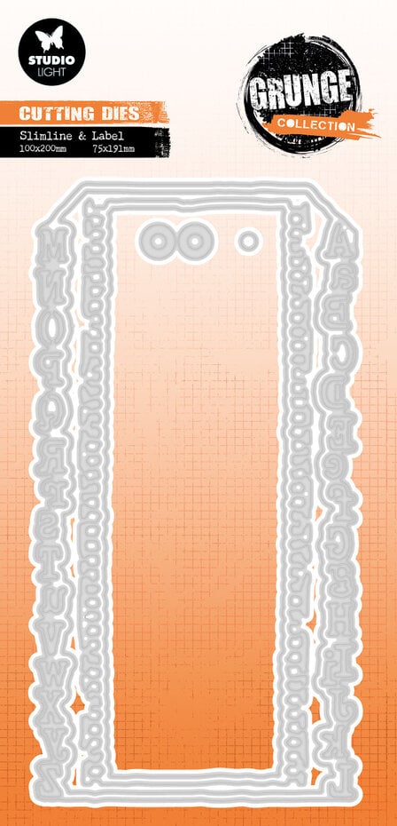 Studiolight dies - Slimline & Label Grunge Dies (SL-GR-CD898)
