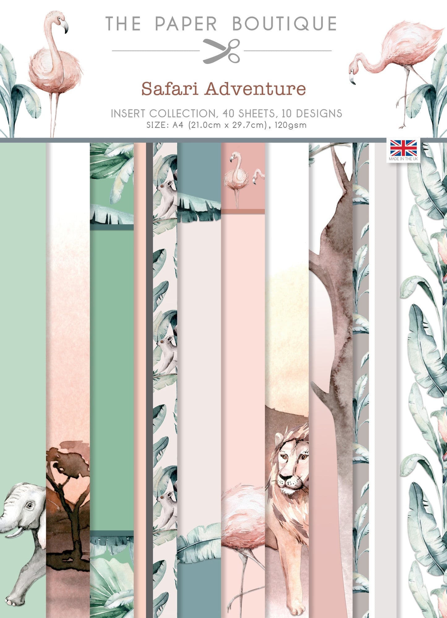 The paper boutiqe - Safari adventure arkpakke