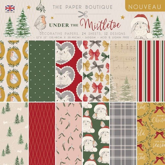 SALG! The Paper Boutique Under the misteltoe 12x12 inch dekorative papers