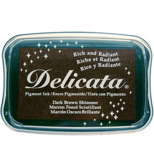 Delicata Inkpad - Metallic Dark Brown Shimmer - DE-000-354