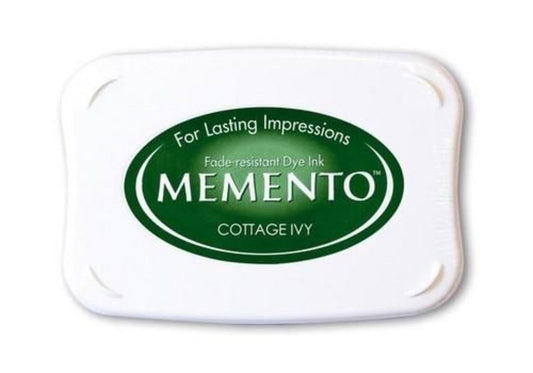 Memento - Cottage Ivy inkpad -  stempelpute grønn