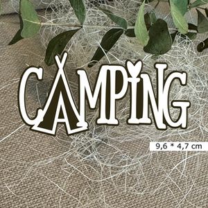 Bestill i dag, kommer snart! NYHET! Papirdesign - dies - Camping - Pd01126