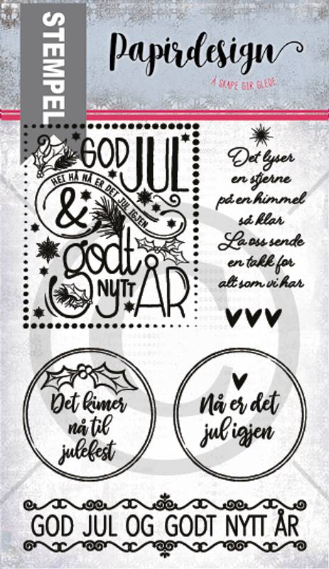 Papirdesign stempelplate - En stjerne på himmelen - PD 1900174