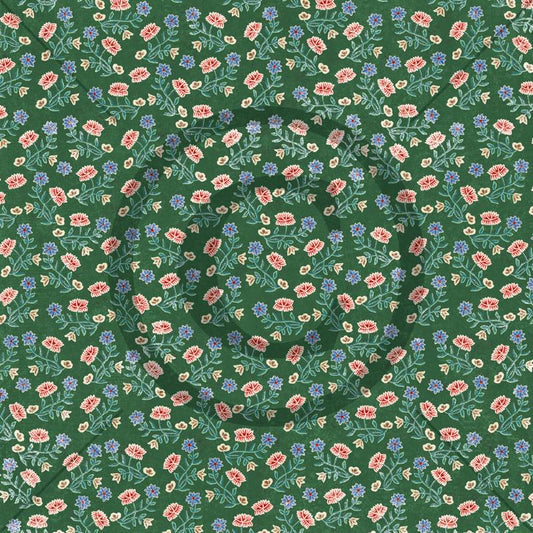 Papirdesign Mønsterark 12´x12´ - Nordlandsbunad, grønn - pd1900031