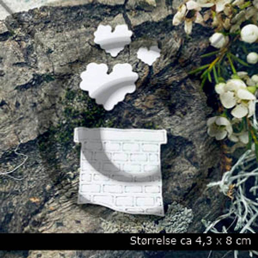 Papirdesign die - Hjerterøyk 01106 - PD01106