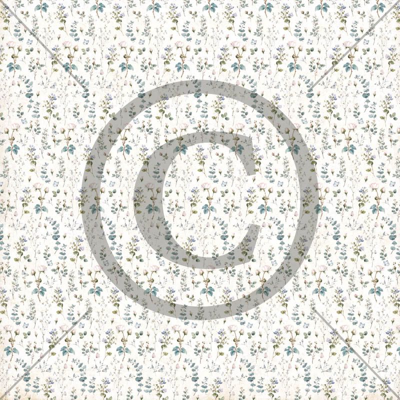 NYHET! Papirdesign Mønsterark 12´x12´ - Lys fremtid -  PD1619