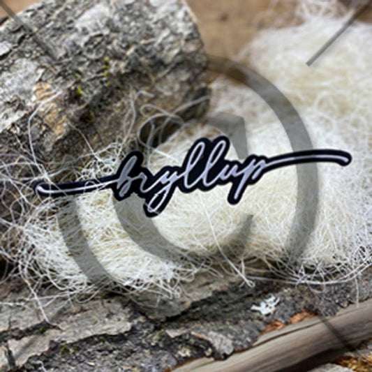 Papirdesign die - Bryllup 3