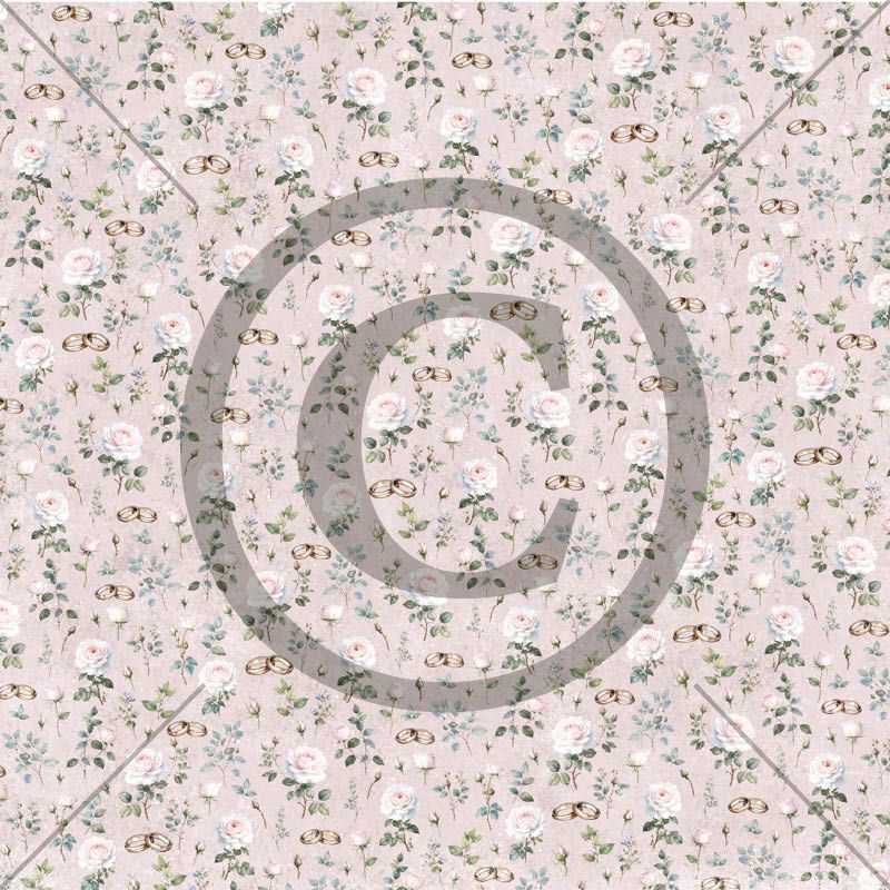 NYHET! Papirdesign Mønsterark 12´x12´ - Lys fremtid -  PD1619