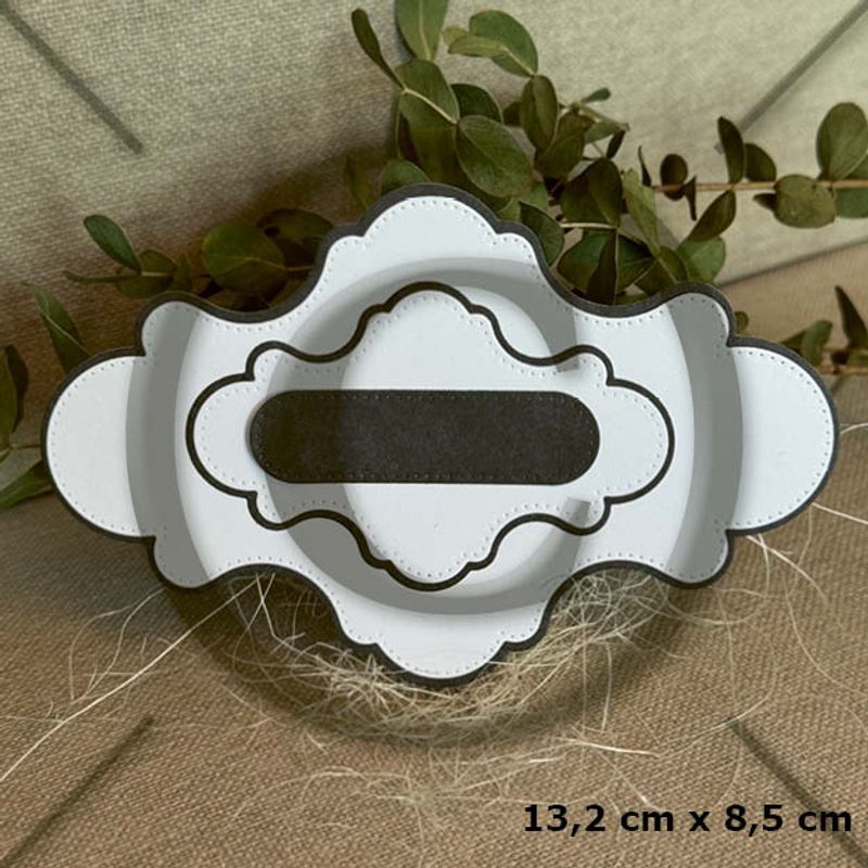 Nyhet! Papirdesign dies - PD1440 - Ramme 6