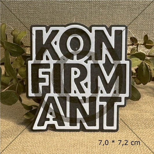 NYHET! Papirdesign dies - Konfirmant 35