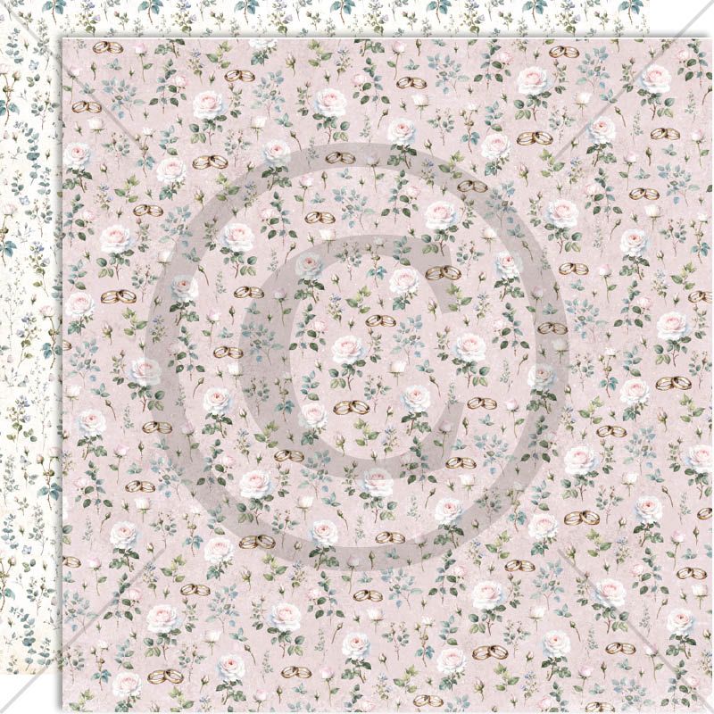 NYHET! Papirdesign Mønsterark 12´x12´ - Lys fremtid -  PD1619